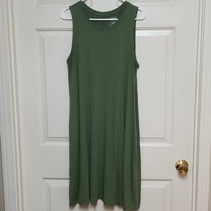 Olive green dress